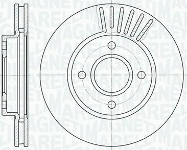 Magneti Marelli 361302040326 - Bremžu diski www.autospares.lv