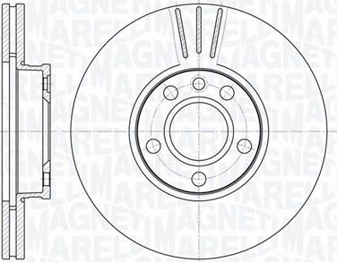 Magneti Marelli 361302040320 - Brake Disc www.autospares.lv