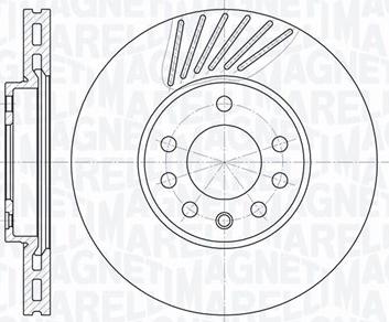 Magneti Marelli 361302040322 - Bremžu diski autospares.lv