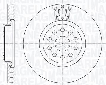 Magneti Marelli 361302040374 - Bremžu diski autospares.lv