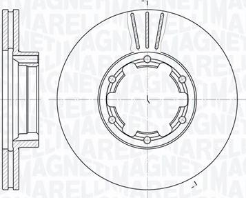 Magneti Marelli 361302040378 - Bremžu diski autospares.lv