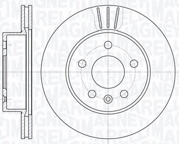 Magneti Marelli 361302040372 - Brake Disc www.autospares.lv