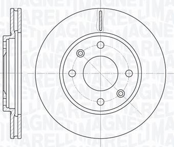 Magneti Marelli 361302040244 - Bremžu diski autospares.lv