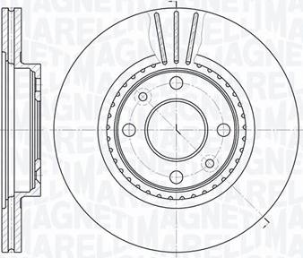 Magneti Marelli 361302040240 - Bremžu diski www.autospares.lv