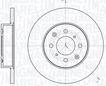 Magneti Marelli 361302040243 - Brake Disc www.autospares.lv