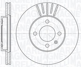 Magneti Marelli 361302040250 - Тормозной диск www.autospares.lv