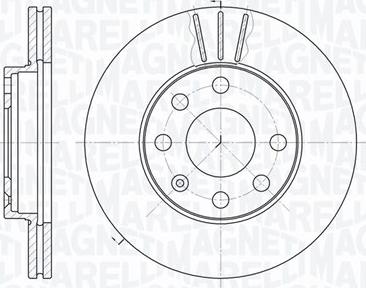 Magneti Marelli 361302040264 - Bremžu diski autospares.lv