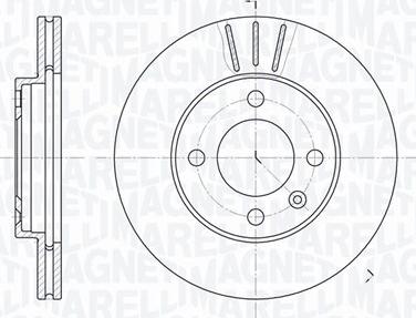 Magneti Marelli 361302040268 - Brake Disc www.autospares.lv