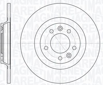 Magneti Marelli 361302040205 - Brake Disc www.autospares.lv