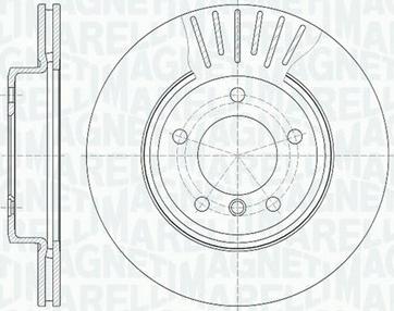 Magneti Marelli 361302040208 - Тормозной диск www.autospares.lv