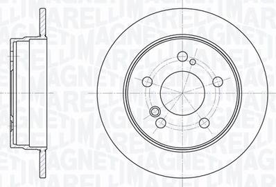 Magneti Marelli 361302040203 - Bremžu diski autospares.lv