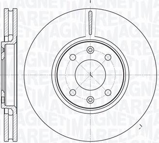 Magneti Marelli 361302040202 - Тормозной диск www.autospares.lv