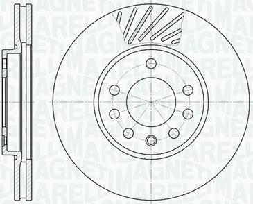 Magneti Marelli 361302040210 - Bremžu diski autospares.lv