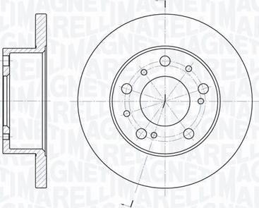 Magneti Marelli 361302040211 - Bremžu diski autospares.lv