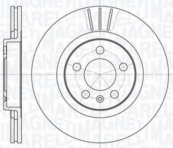 Magneti Marelli 361302040218 - Тормозной диск www.autospares.lv