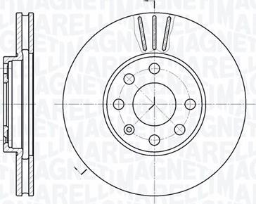 Magneti Marelli 361302040212 - Bremžu diski autospares.lv