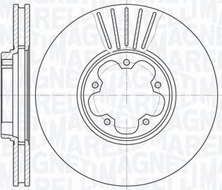 Magneti Marelli 361302040288 - Bremžu diski autospares.lv