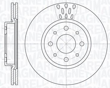 Magneti Marelli 361302040234 - Bremžu diski autospares.lv