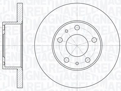 Magneti Marelli 361302040237 - Bremžu diski www.autospares.lv