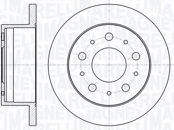 Magneti Marelli 361302040271 - Brake Disc www.autospares.lv