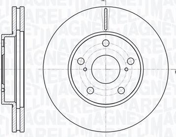 Magneti Marelli 361302040744 - Bremžu diski autospares.lv