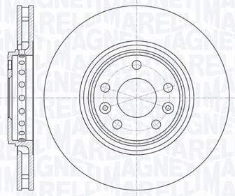 Magneti Marelli 361302040757 - Bremžu diski www.autospares.lv