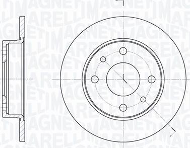 Magneti Marelli 361302040700 - Bremžu diski www.autospares.lv