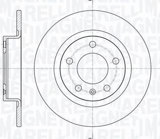 Magneti Marelli 361302040734 - Bremžu diski www.autospares.lv