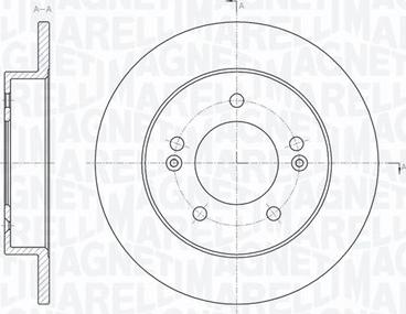 Magneti Marelli 361302040730 - Bremžu diski autospares.lv