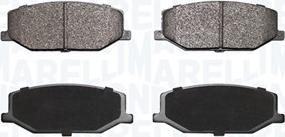 Magneti Marelli 363916060908 - Brake Pad Set, disc brake www.autospares.lv