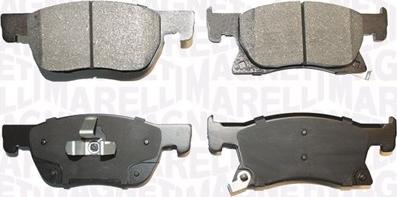 Magneti Marelli 363916060918 - Bremžu uzliku kompl., Disku bremzes www.autospares.lv