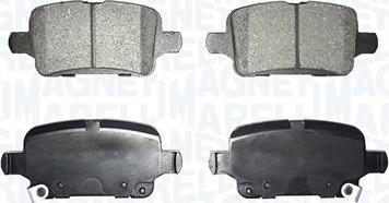 Magneti Marelli 363916060917 - Bremžu uzliku kompl., Disku bremzes www.autospares.lv