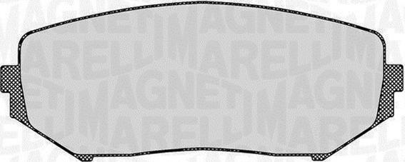 Magneti Marelli 363916060494 - Bremžu uzliku kompl., Disku bremzes www.autospares.lv