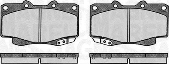 Magneti Marelli 363916060495 - Brake Pad Set, disc brake www.autospares.lv