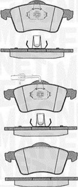 Magneti Marelli 363916060419 - Brake Pad Set, disc brake www.autospares.lv