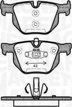 Magneti Marelli 363916060486 - Brake Pad Set, disc brake www.autospares.lv