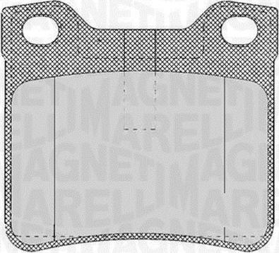 Magneti Marelli 363916060482 - Bremžu uzliku kompl., Disku bremzes www.autospares.lv