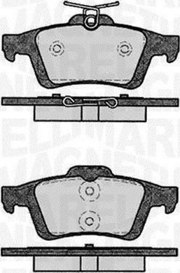 Magneti Marelli 363916060431 - Brake Pad Set, disc brake www.autospares.lv