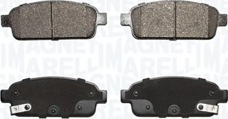 Magneti Marelli 363916060433 - Brake Pad Set, disc brake www.autospares.lv