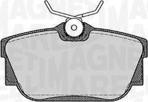 Magneti Marelli 363916060420 - Brake Pad Set, disc brake www.autospares.lv