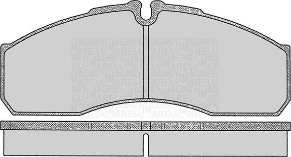 Magneti Marelli 363916060478 - Brake Pad Set, disc brake www.autospares.lv