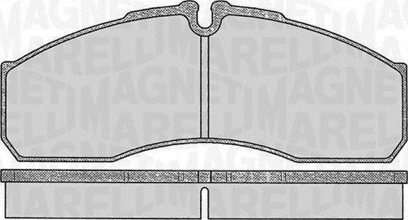 Magneti Marelli 363916060477 - Bremžu uzliku kompl., Disku bremzes www.autospares.lv