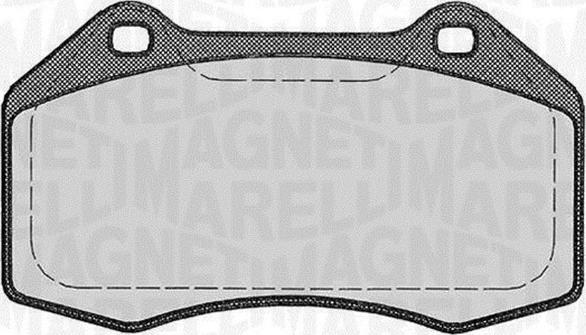 Magneti Marelli 363916060590 - Bremžu uzliku kompl., Disku bremzes www.autospares.lv