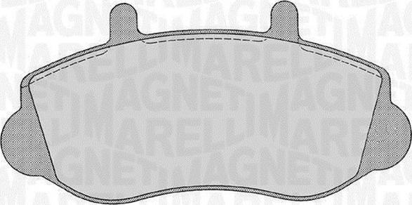 Magneti Marelli 363916060544 - Bremžu uzliku kompl., Disku bremzes www.autospares.lv