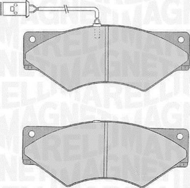 Magneti Marelli 363916060547 - Brake Pad Set, disc brake www.autospares.lv