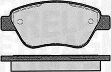 Magneti Marelli 363916060558 - Brake Pad Set, disc brake www.autospares.lv