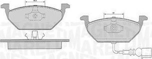 Magneti Marelli 363916060516 - Brake Pad Set, disc brake www.autospares.lv