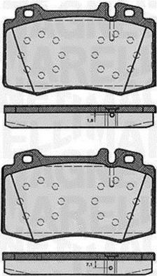 Magneti Marelli 363916060585 - Bremžu uzliku kompl., Disku bremzes www.autospares.lv