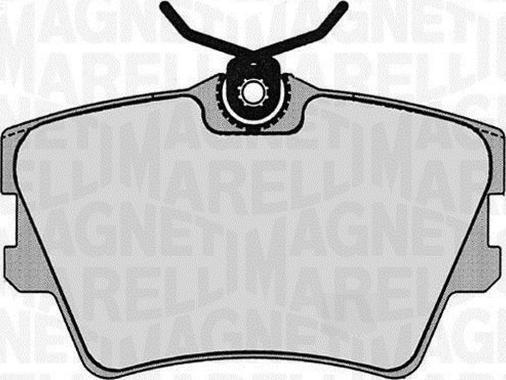 Magneti Marelli 363916060529 - Brake Pad Set, disc brake www.autospares.lv