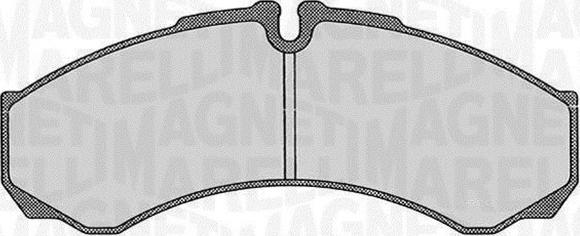 Magneti Marelli 363916060526 - Brake Pad Set, disc brake www.autospares.lv